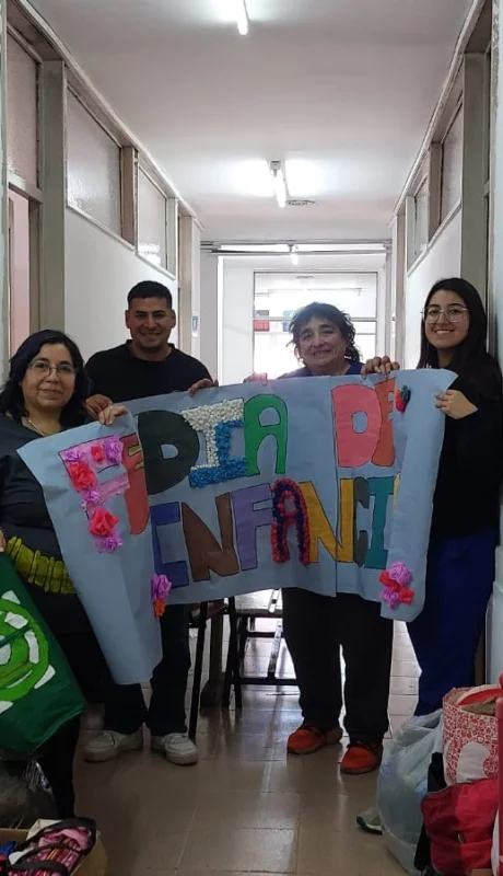 Donacion de mochilas.