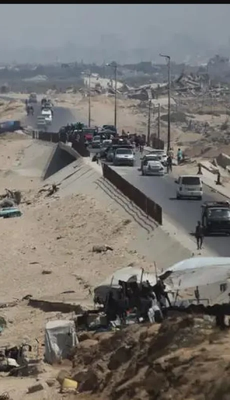 Mientras se negocia un cese de hostilidades, los desplazados se multiplican en el enclave.