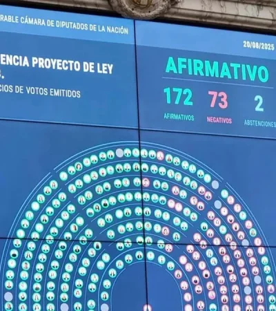 Votación en Diputados.