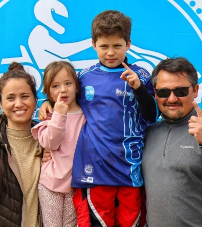 La familia siempre unida.