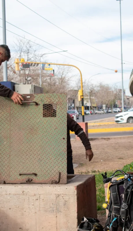 Obras en el Nudo Vial de la Costanera.