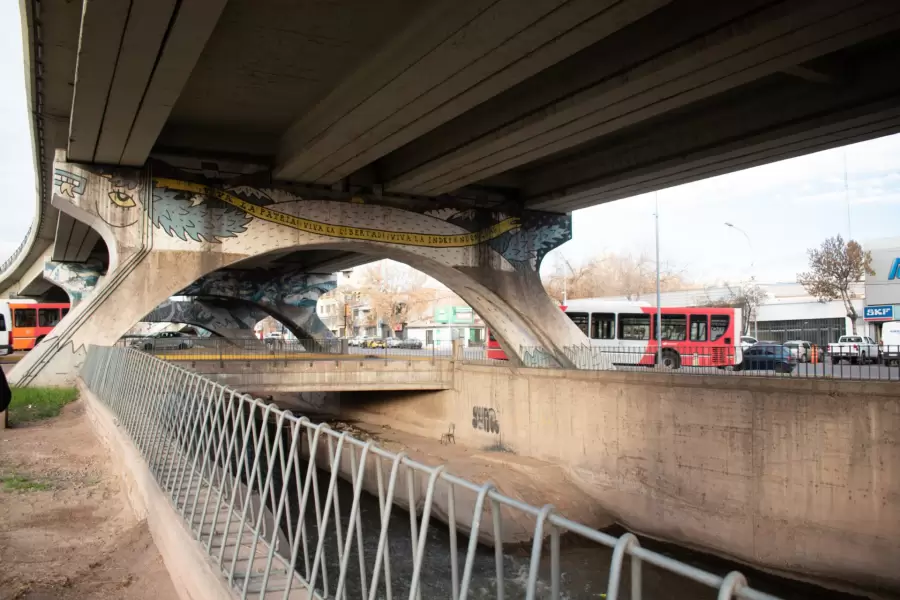 Obras en el Nudo Vial de la Costanera.