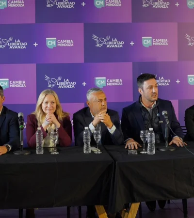 Presentación de la lista de La Libertad Avanza y Cambia Mendoza.