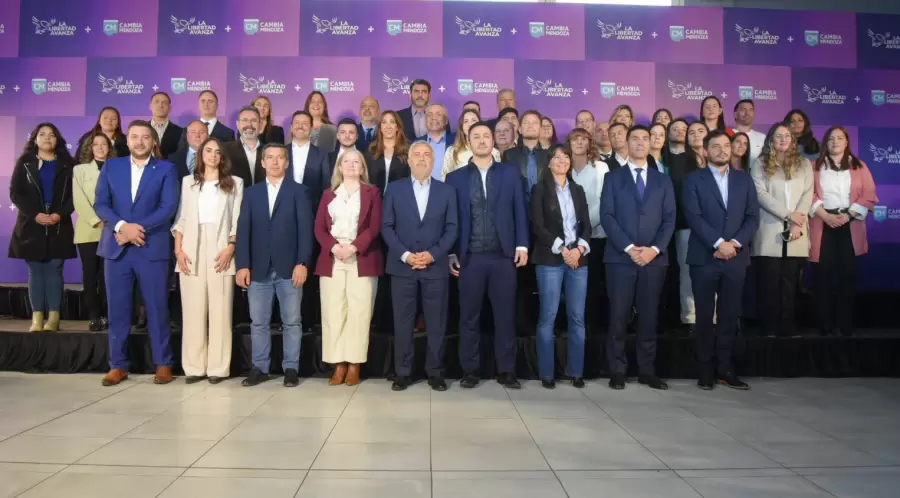 Presentación de la lista de La Libertad Avanza y Cambia Mendoza