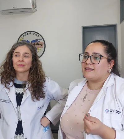 María Marta Abate y Gisel Sánchez.