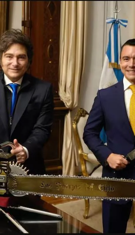 Milei y Noboa tienen una mirada compartida de la región y de la gestión de gobierno.