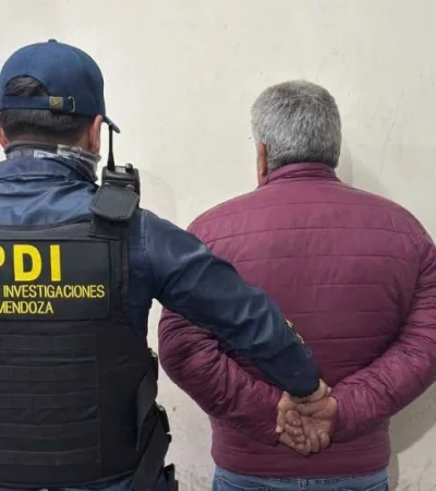 Una de las doce personas detenidas en el procedimiento. (Fuente: Ministerio de Seguridad y Justicia)