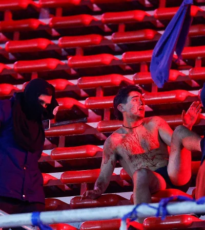 Incidentes en Independiente - U de Chile.