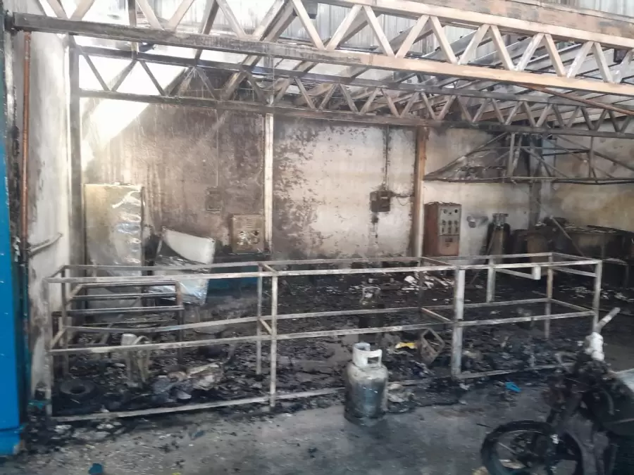 Incendio fábrica Maipú