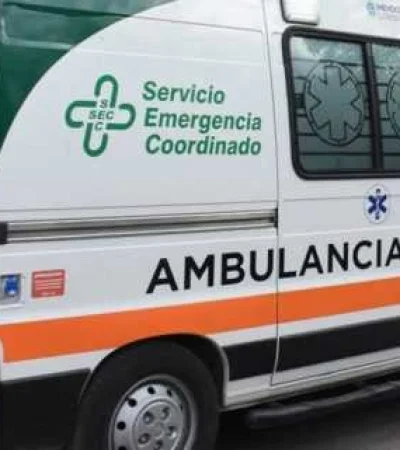 Ambulancia Servicio Coordinado de Emergencia/ Fuente: X