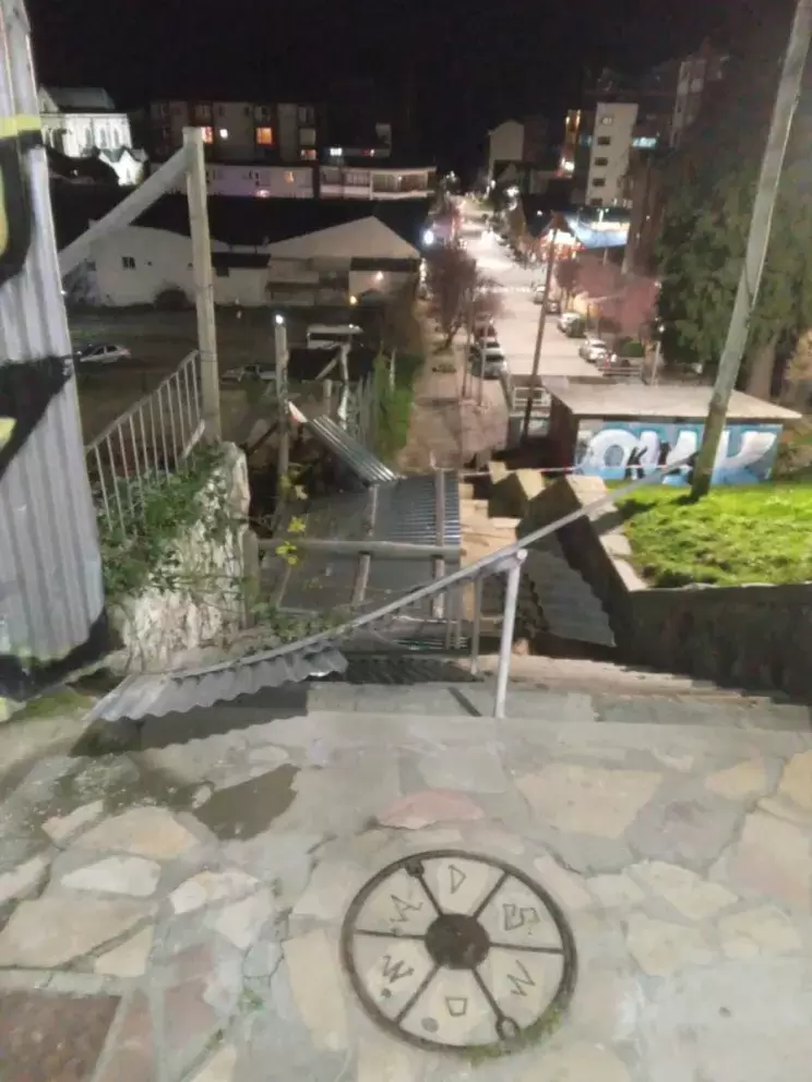 Viento en Bariloche.