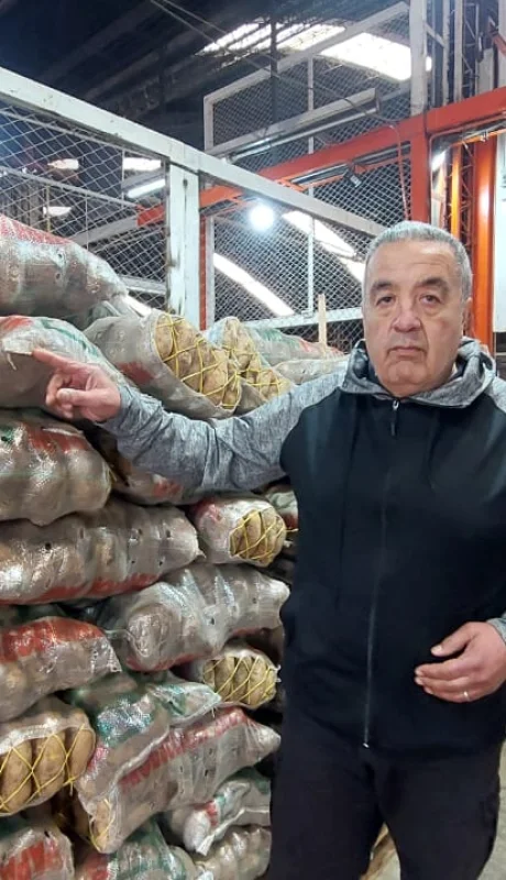 El titular de la Unión Frutihortícola Argentina, Omar Carrasco, describió la situación del sector comercial y productivo agrícola.