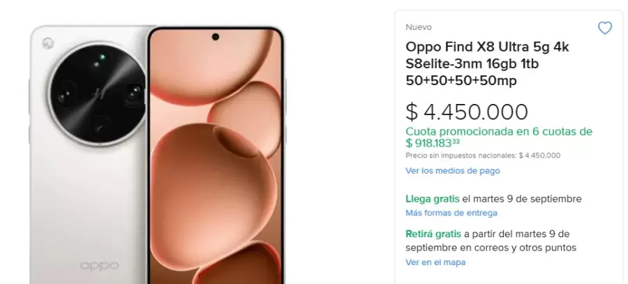 Oppo Find X8 Ultra 5g 4k.