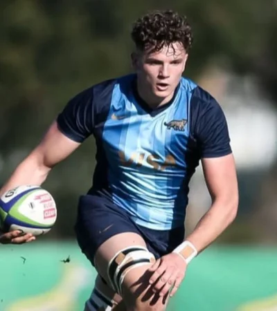 Aitor Bildosola integró el plantel de Los Pumas para jugar con Uruguay en julio pasado.