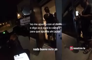 Lo escracharon por ratonear mil pesos y quedó todo grabado: "¿Quién te crees..?"