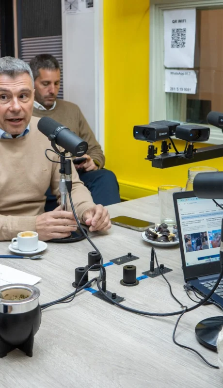 Diego Costarelli en Ciudadano Radio con Gabriel Landart y Rebeca Miranda.