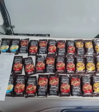 Los chocolates que quiso llevarse sin pagar/ Fuente: Tiempo de San Juan