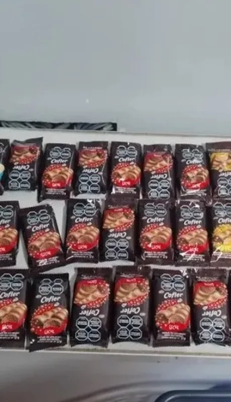 Los chocolates que quiso llevarse sin pagar/ Fuente: Tiempo de San Juan