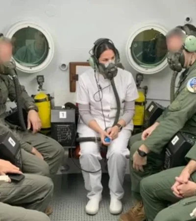 Los enviados de la Fuerza Aérea entrenando