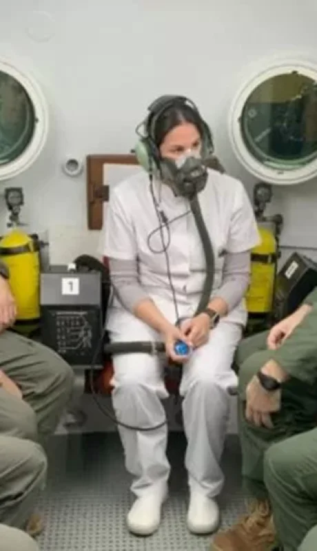 Los enviados de la Fuerza Aérea entrenando