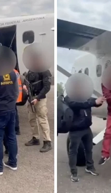 Policía Federal Argentina realizó extradición clave desde Uruguay.