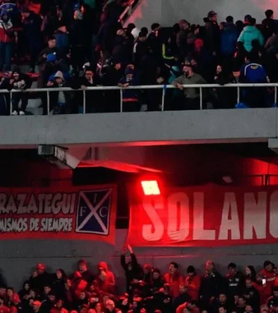 Los lamentables incidentes en el partido entre el Rojo y el Chuncho