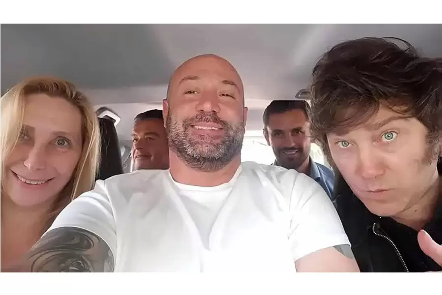 Karina Milei, Diego Spagnuolo, Javier Milei