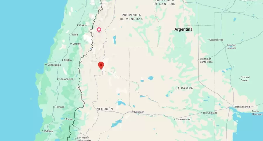 Ubicación de Buta Ranquil en el mapa.