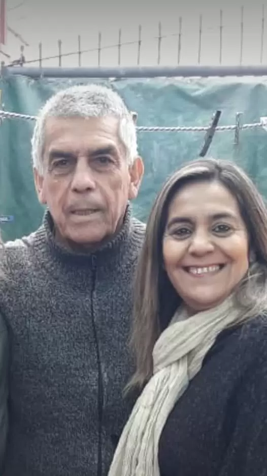 Lalo en una foto de 2020 junto a su hija Carina
