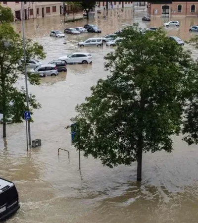 El paradisiaco norte de la península está asolado por un fenómeno con abundante descarga de agua.