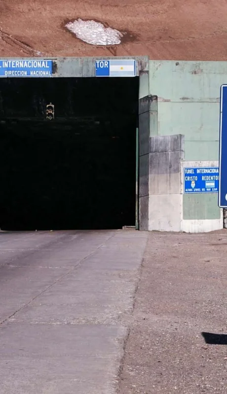 Ingreso altúnel del lado argentino./
