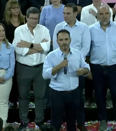 uan Pablo Valdés, el candidato oficialista para compartir por la gobernación de Corrientes./