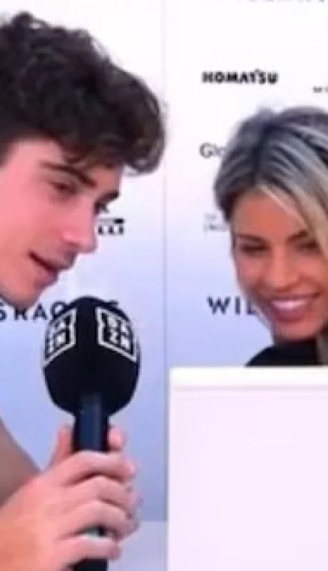 Franco Colapinto con Christine GZ cuando el argentino era piloto de Williams/ Fuente: Foto de Archivo