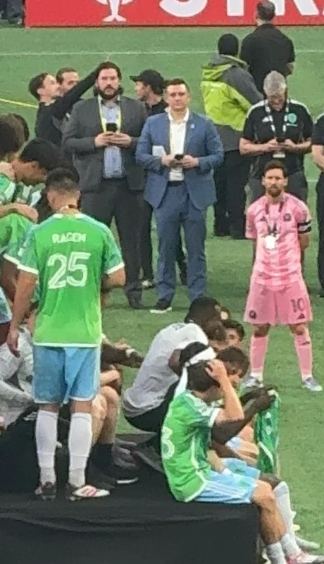 El desconsuelo de Leo Messi.