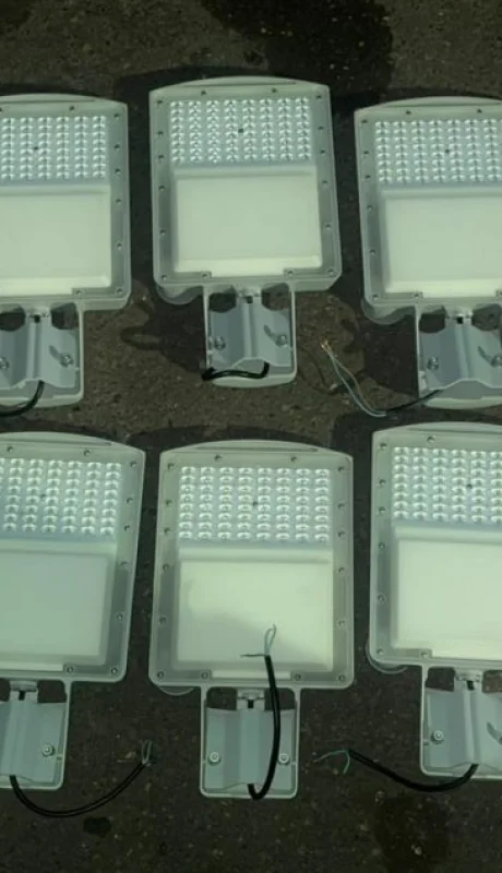 Luminarias recuperadas del Municipio de Las Heras/ Fuente: Ministerio de Seguridad.