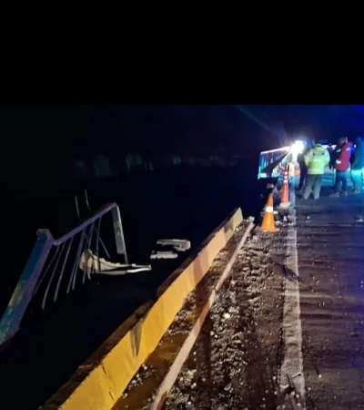 Accidente en el Río Vacas.