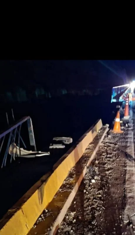 Accidente en el Río Vacas.