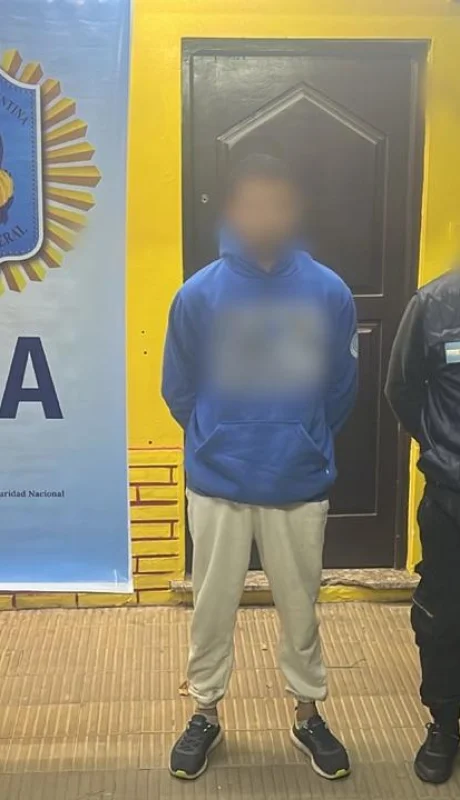 El detenido en Argentina. Gentileza PFA.
