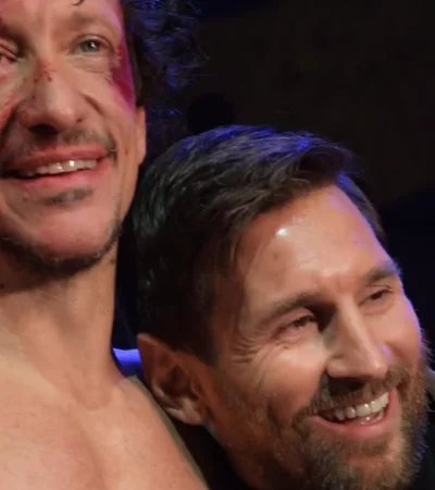 Lionel Messi asistió con su familia a ver 'Rocky' y emocionó a Nicolás Vázquez.