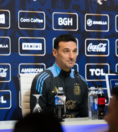 Scaloni, DT de la Selección.