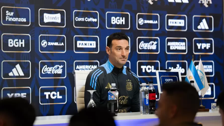Scaloni habló sobre el último partido de Messi en Argentina.