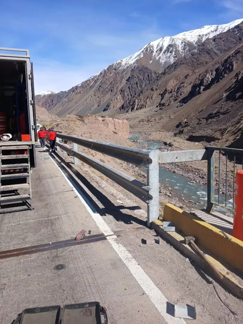 Accidente en Punta de Vacas