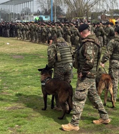 El operativo de seguridad comenzó por la mañana.