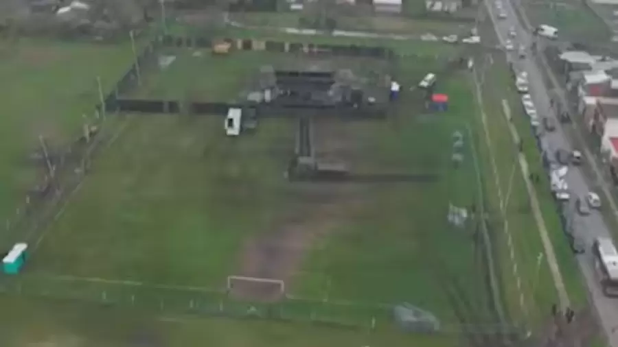 El predio donde será el acto.