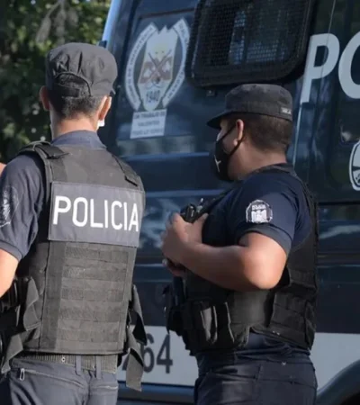 El imputado no ofreció resistencia cuando la Policía ingresó al domicilio de la pareja.