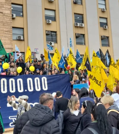 Protesta en Casa de Gobierno