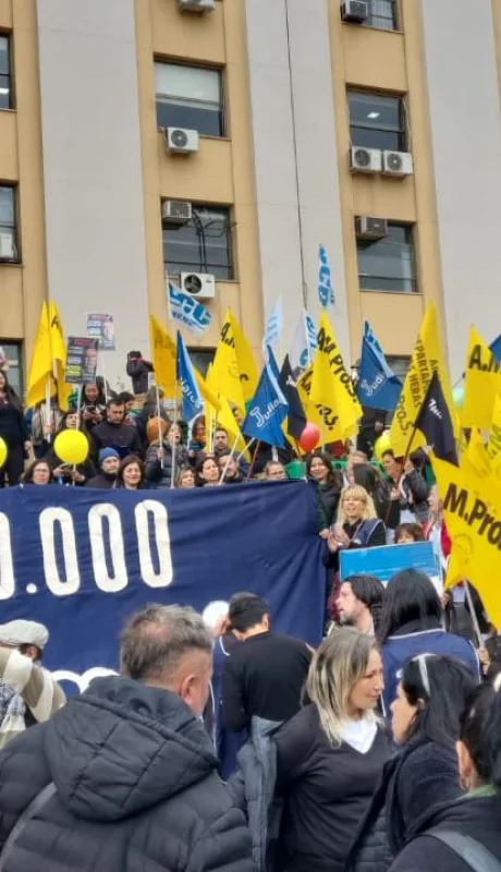 Protesta en Casa de Gobierno