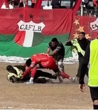 Violencia en el fútbol.