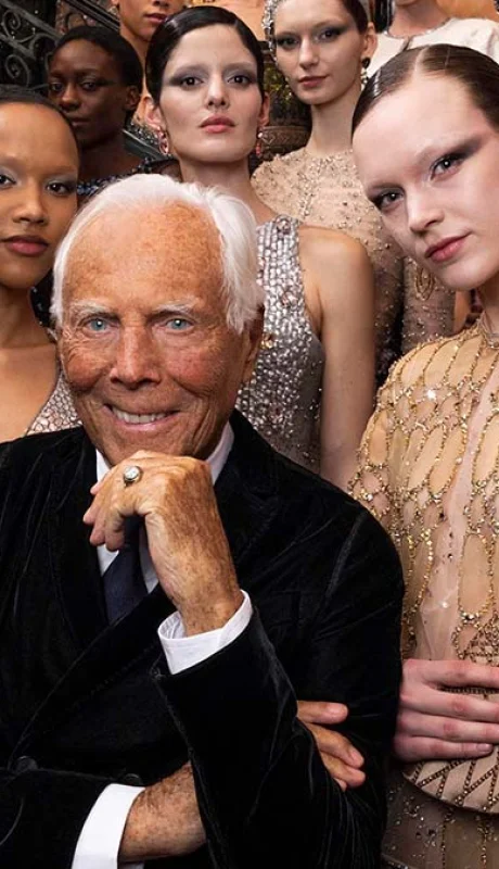 Giorgio Armani (1934 - 2015).