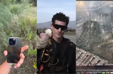 Perdió su iPhone en paracaídas y lo encontró intacto: el video de Pau Ramis